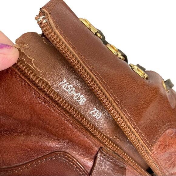 Marc Jacobs Brown Leather Y2K High Heel Booties - Picture 9 of 10